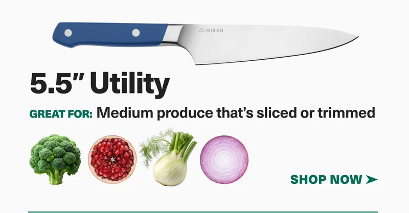 5.5" utility | Great for: Medium produce that’s sliced or trimmed