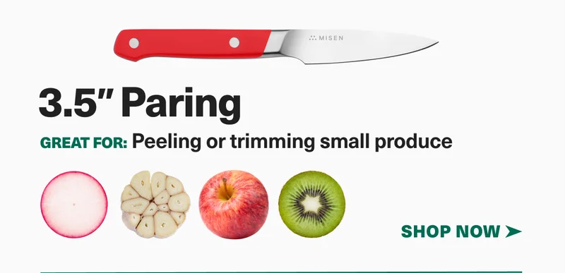 3.2" Pairing | Great for: Peeling or trimming small produce
