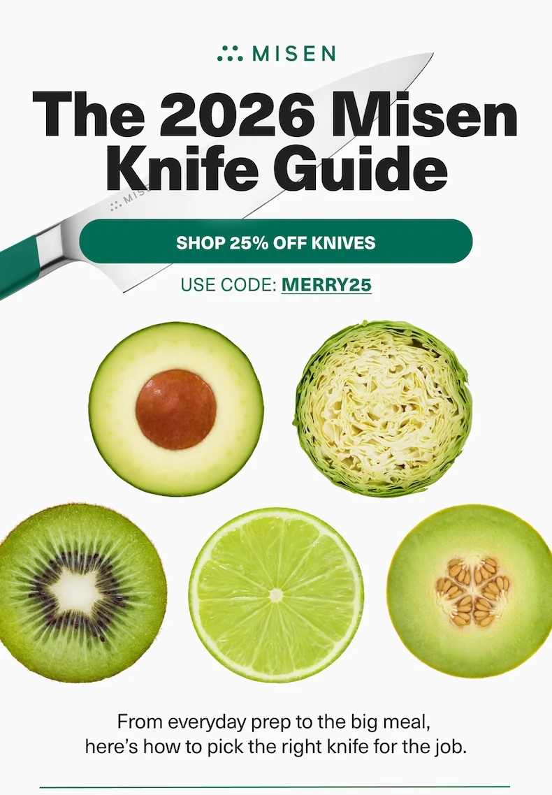 The 2026 Misen Knife Guide | Shop 25% off knives