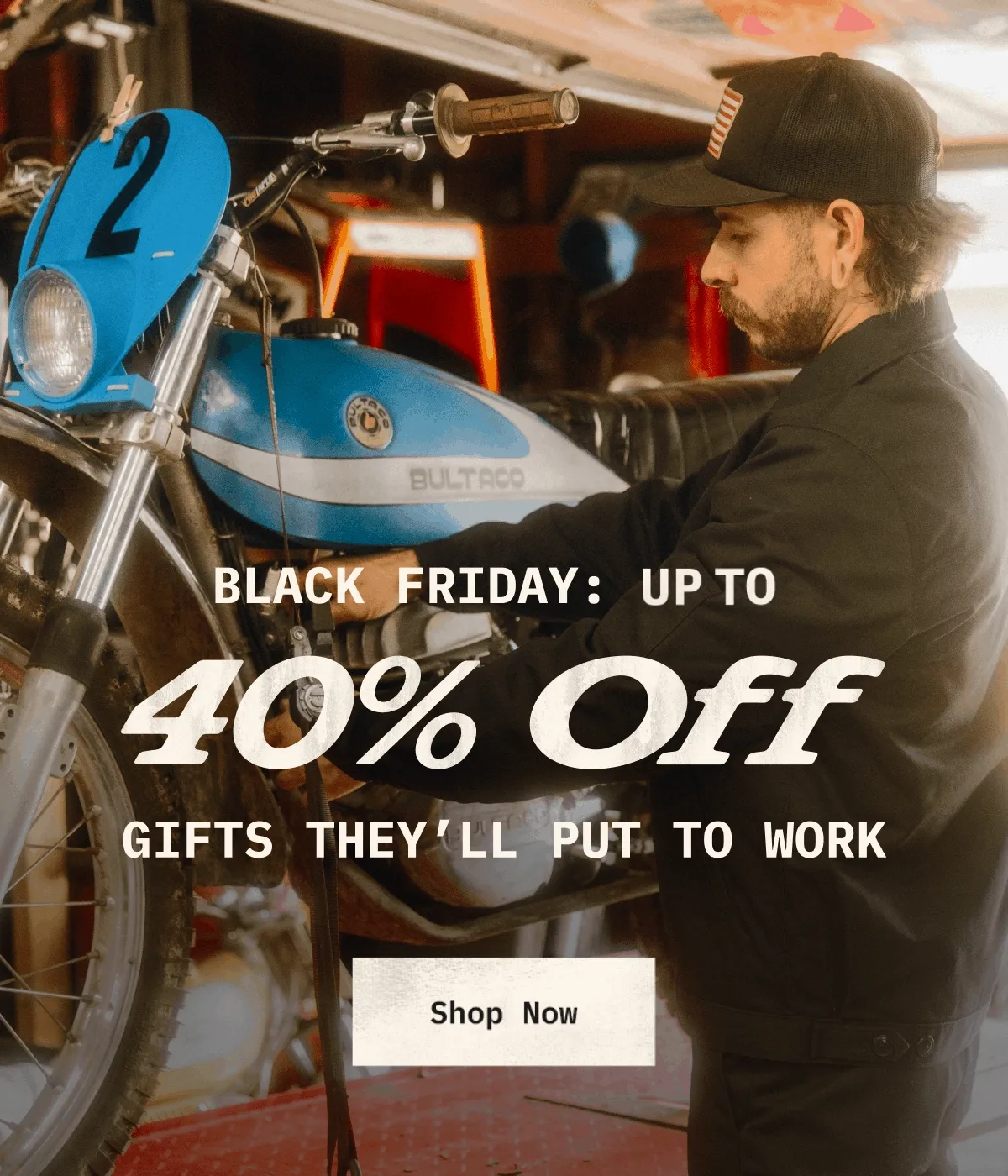 BLACK FRIDAY: UP TO 40% OFF GIFTS THEY'LL PUT TO WORK. Shop All.