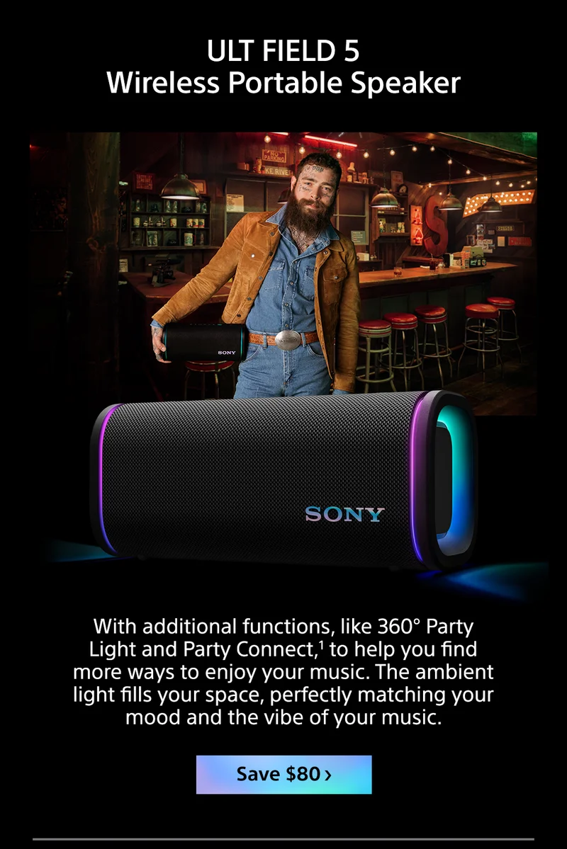 ULT FIELD 5 Wireless Portable Speaker | Save $80