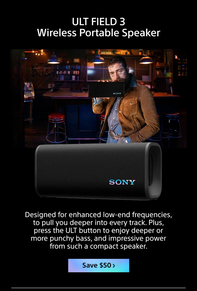 ULT FIELD 3 Wireless Portable Speaker | Save $50