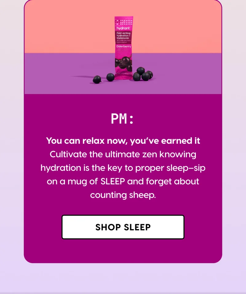 You can relax now, you’ve earned it | SHOP SLEEP