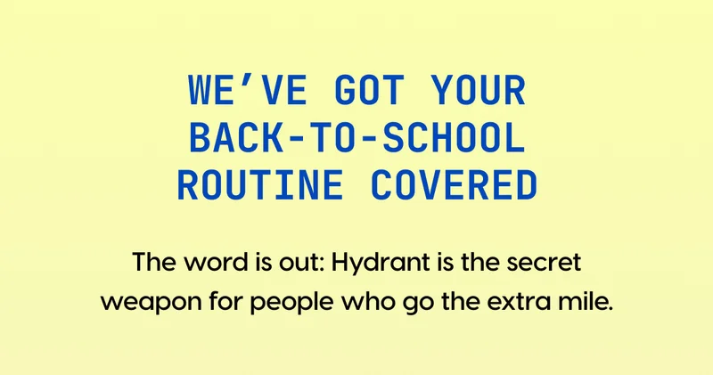 we’ve got your back-to-school routine covered