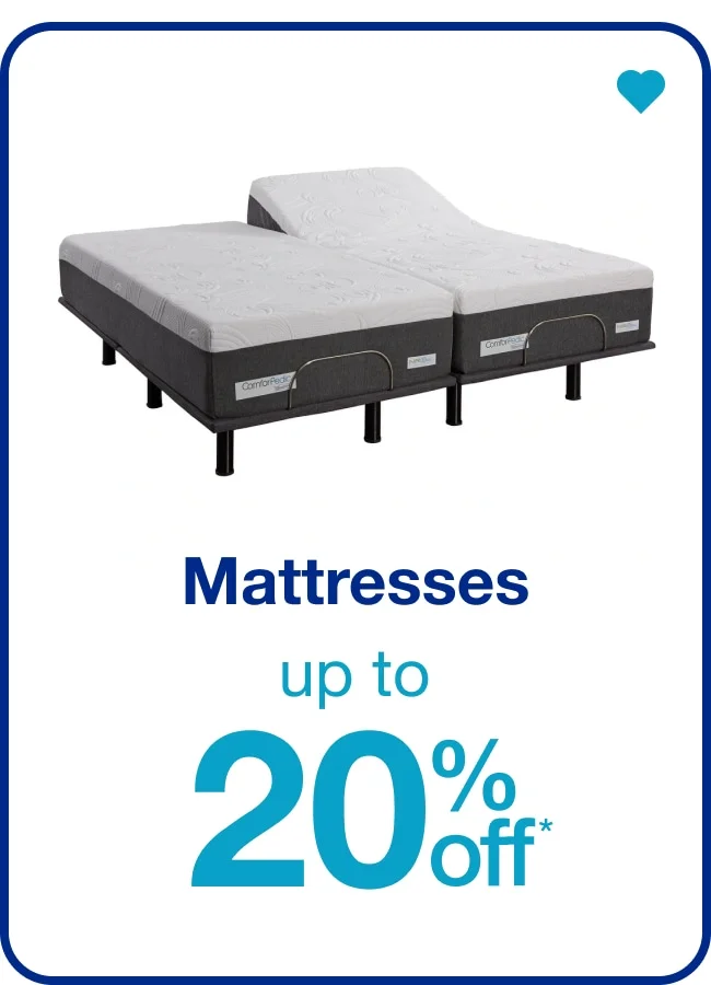 Mattresses up to 20% Off — Shop Now!