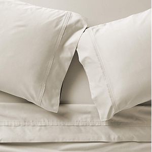 Favorite Organic Cotton Sateen Ivory Sheet Set