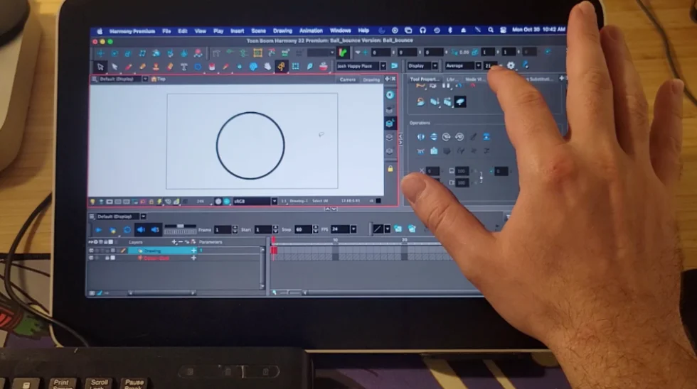 Animating a bouncing ball