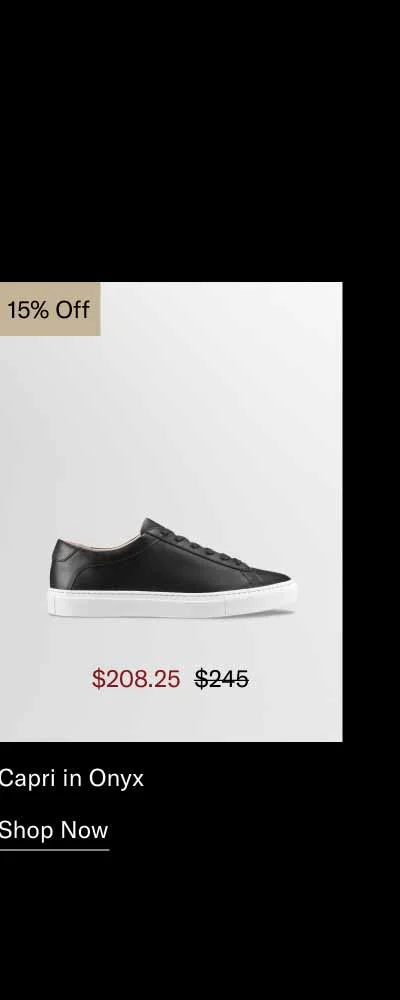Capri Onyx 15% off. Shop Now