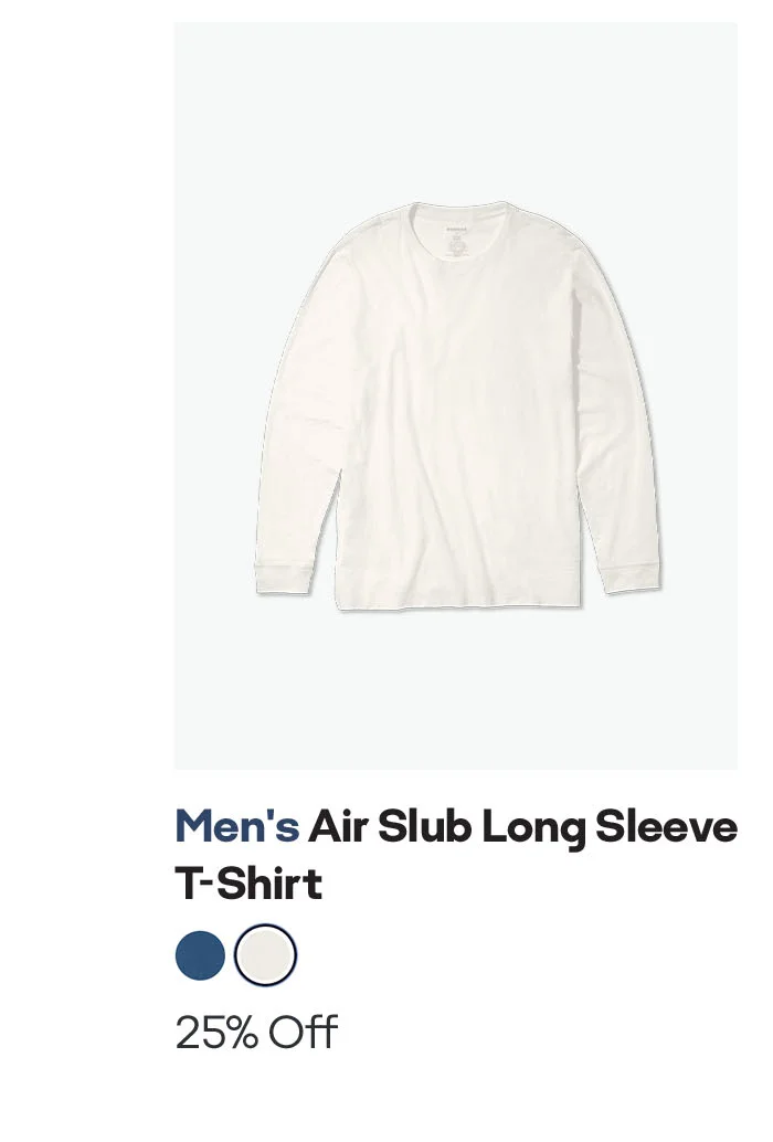 Men's Air Slub Long Sleeve T-Shirt