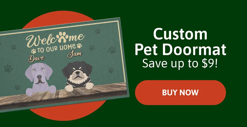 Custom Pet Doormat. Save up to $14.