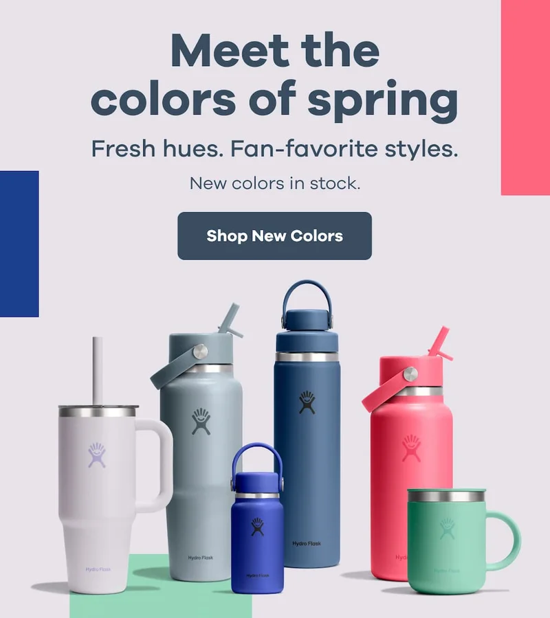 Meet the colors of spring. Fresh hues. Fan-favorite styles. New colors in stock | Shop New Colors