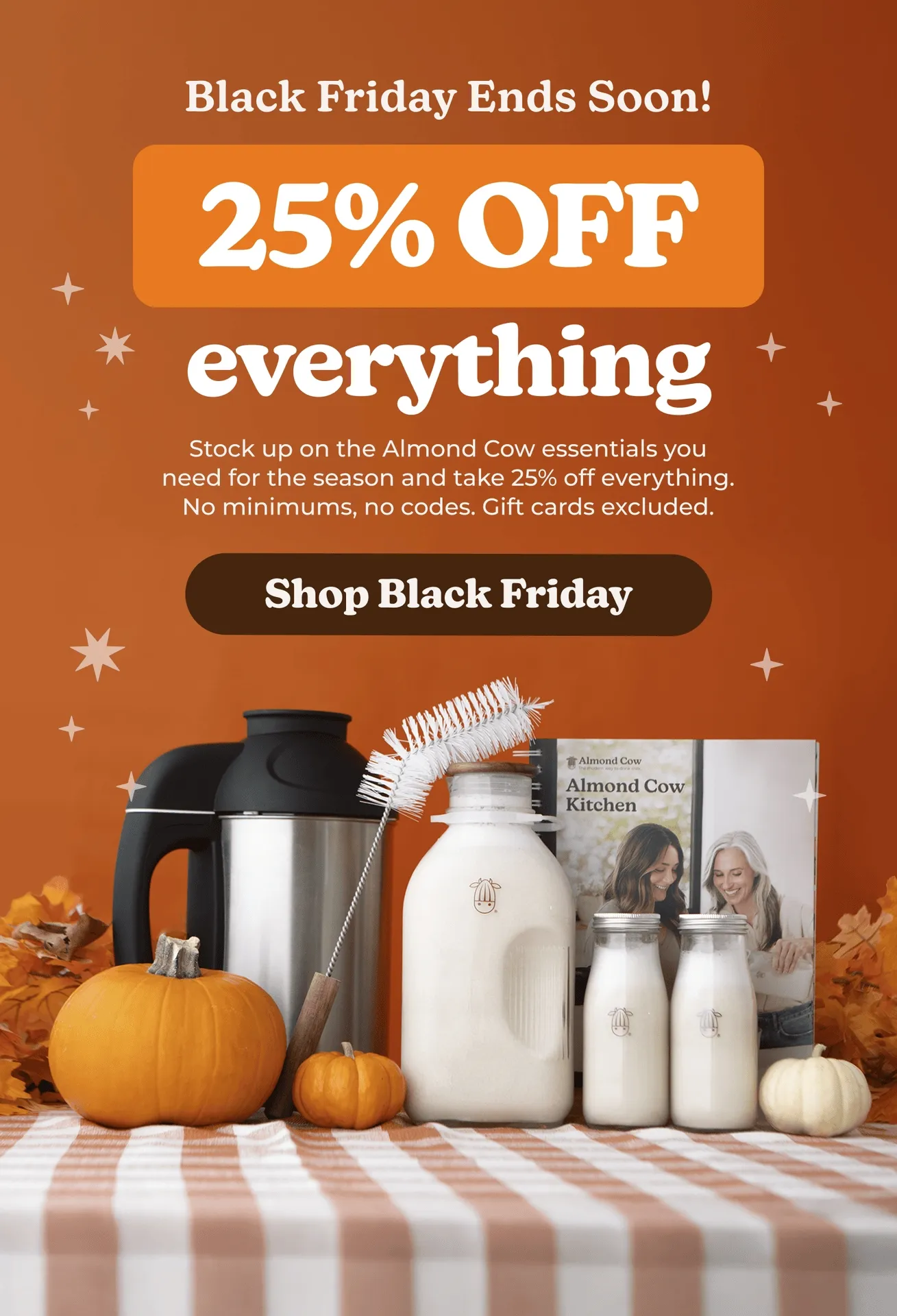 Black Friday Starts Now! 25% Off Everything