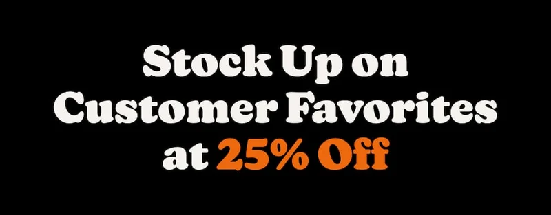 Black Friday Starts Now! 25% Off Everything