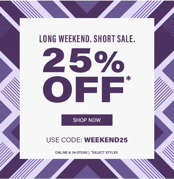 Your size is on sale