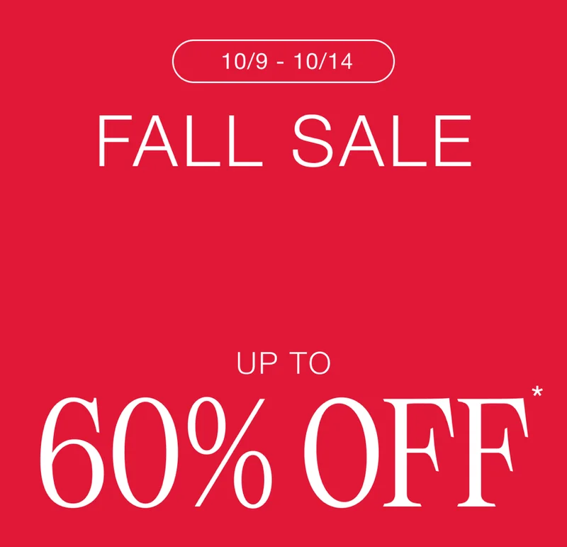 Fall Sale