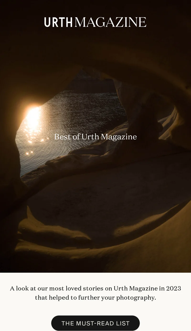 Best of Urth Magazine: A look at our most loved stories on Urth Magazine in 2023 that helped to further your photography.