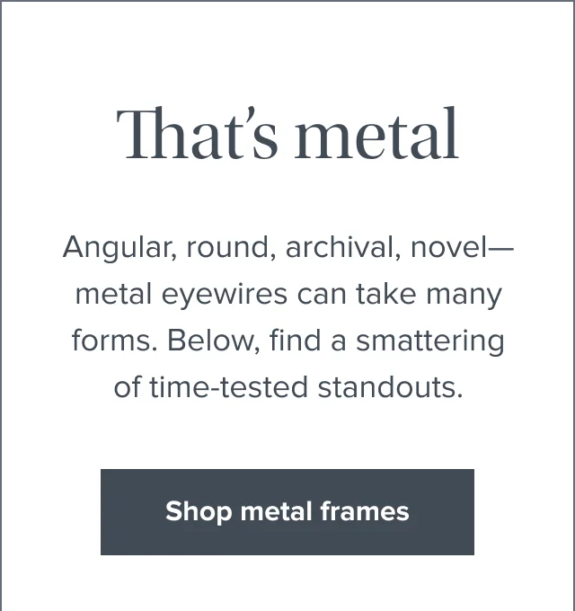 Shop metal frames