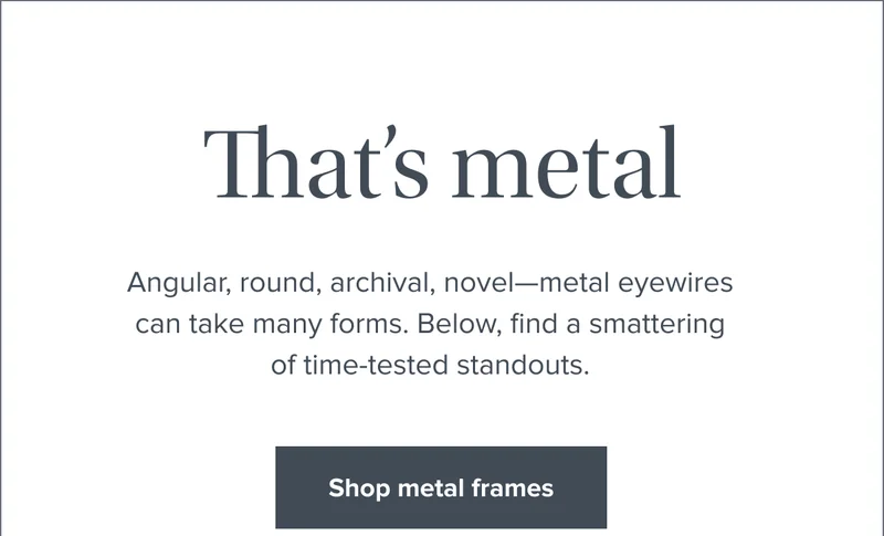 Shop metal frames