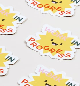 New product joy with Die Cut Stickers