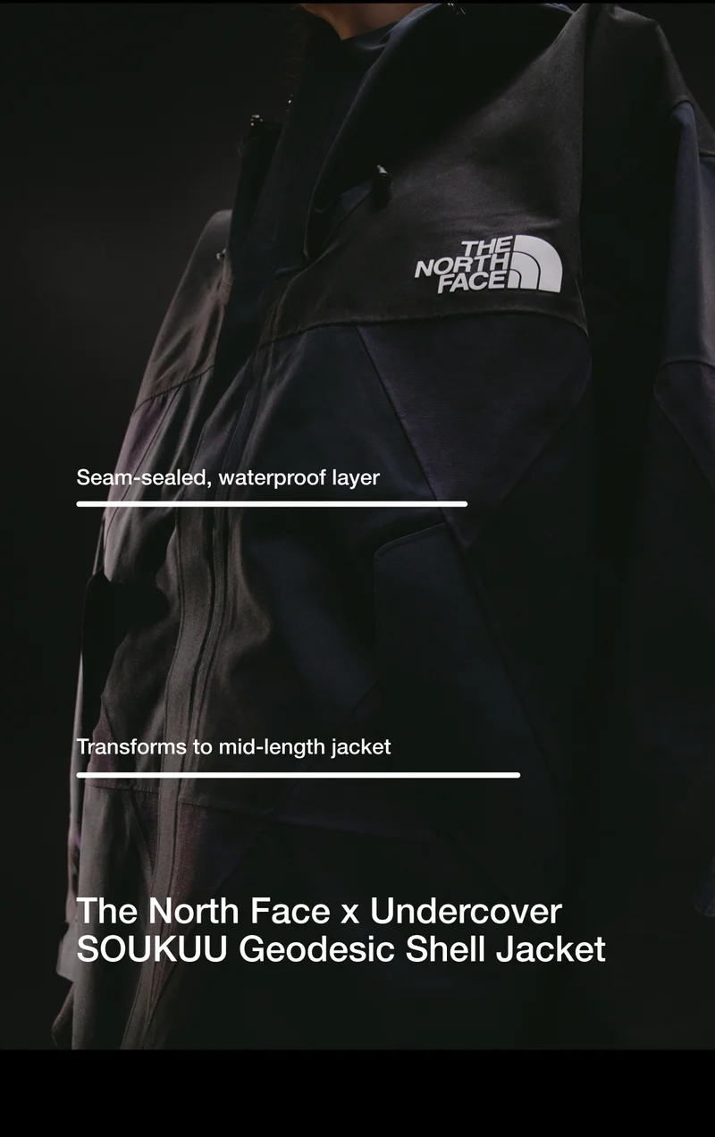 The North Face x Undercover SOUKUU Geodesic Shell Jacket