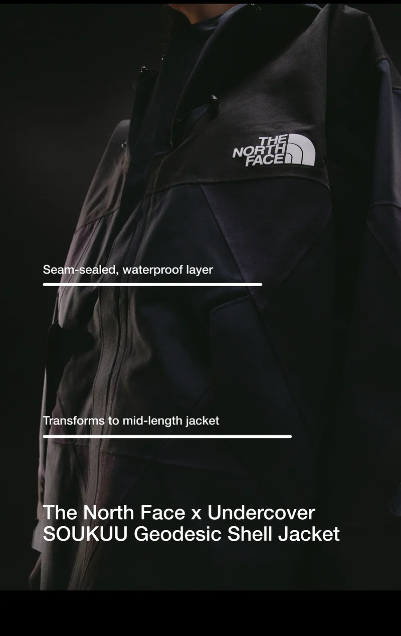 The North Face x Undercover SOUKUU Geodesic Sheel Jacket