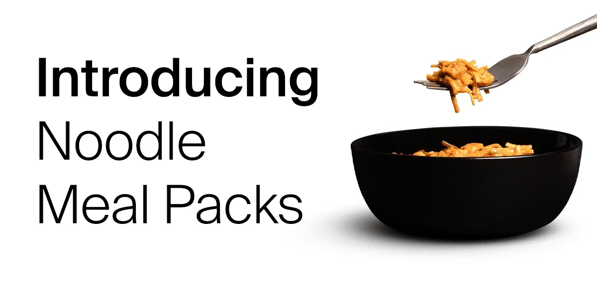 NEW Hot & Savory Noodle Meal Packs