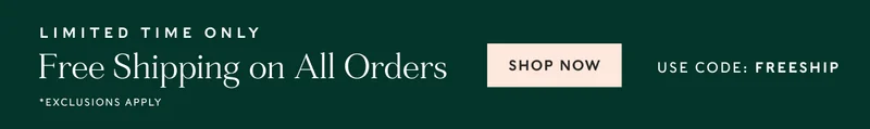 Free Shipping on All Orders