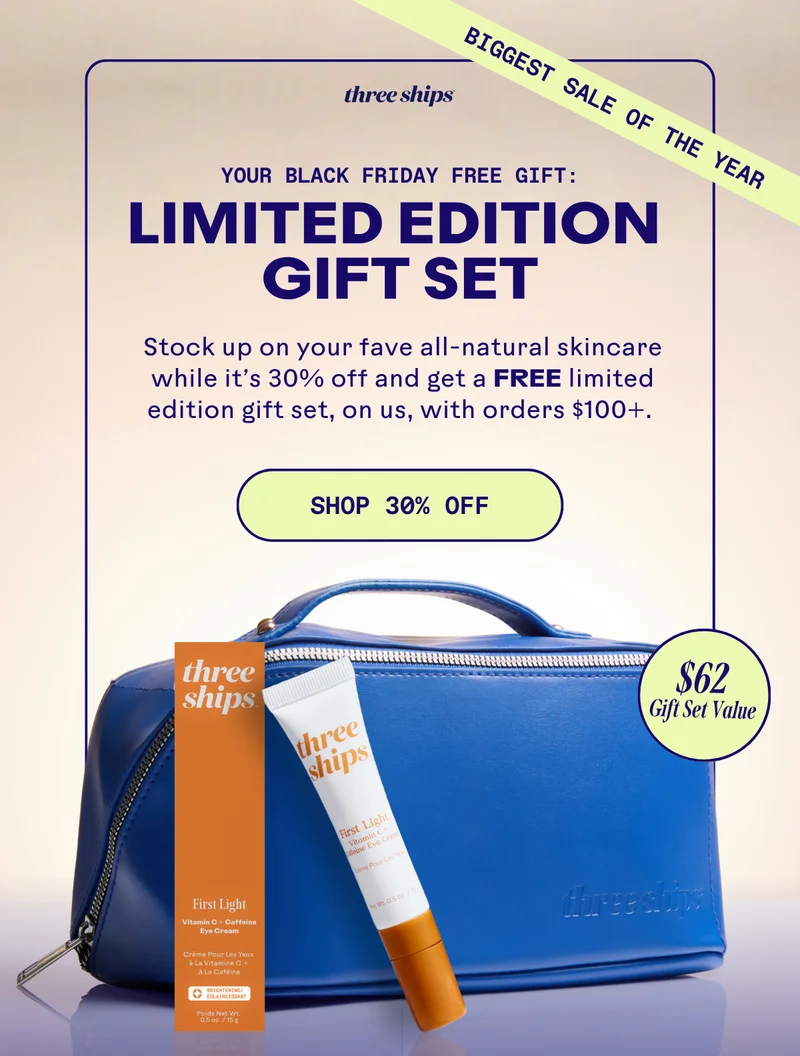 Limited Edition Gift Set. Shop 30% Off.