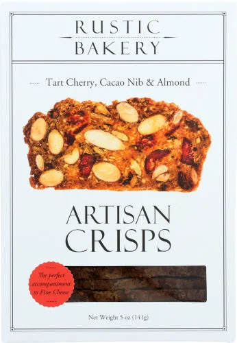 Image of Rustic Bakery Tart Cherry, Cacao Nib, & Almond Artisan Crisps