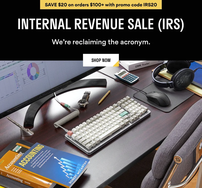 Internal Revenue Sale (IRS) - Shop Now