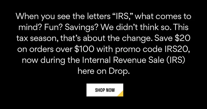 Internal Revenue Sale (IRS) - Shop Now