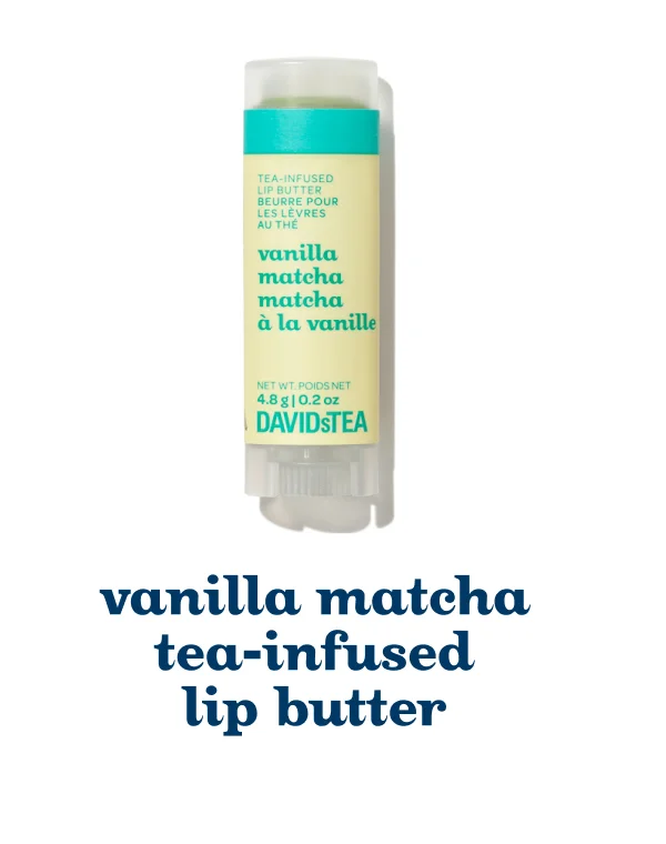 Vanilla matcha tea-infused lip butter
