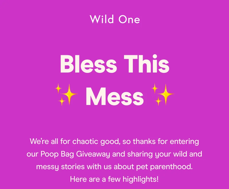 Bless this mess