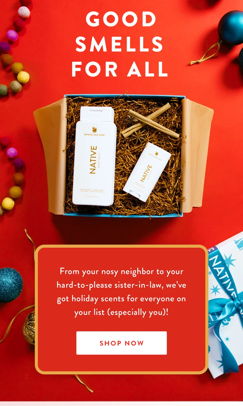 Good Smells for All | From your nosy neighbor to your hard-to-please sister-in-law, we’ve got holiday scents for everyone on your list (especially you)! | SHOP NOW