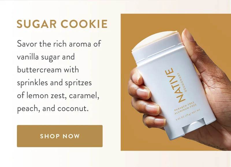 Sugar Cookie | Savor the rich aroma of vanilla sugar and buttercream with sprinkles and spritzes of lemon zest, caramel, peach, and coconut. | SHOP NOW