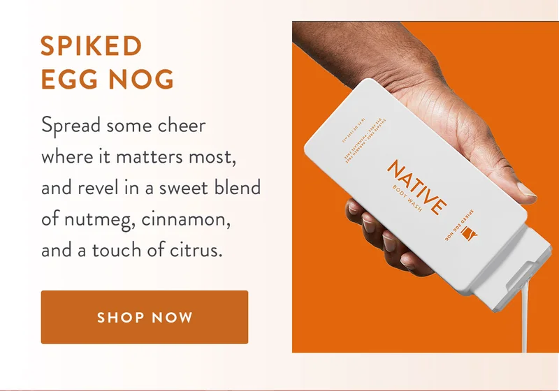 Spiked Egg Nog | Spread some cheer where it matters most, and revel in a sweet blend of nutmeg, cinnamon, and a touch of citrus. | SHOP NOW