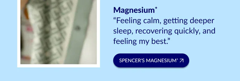 “Feeling calm, getting deeper sleep, recovering quickly, and feeling my best.”