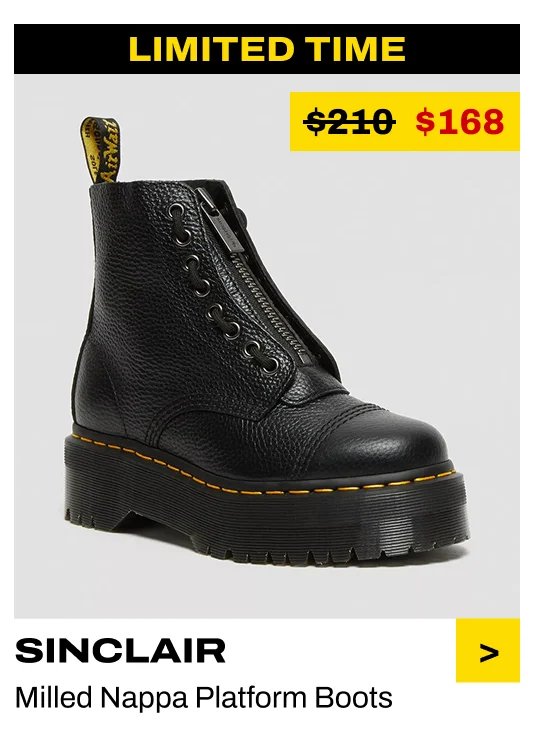 Sinclair Milled Nappa Platform Boots