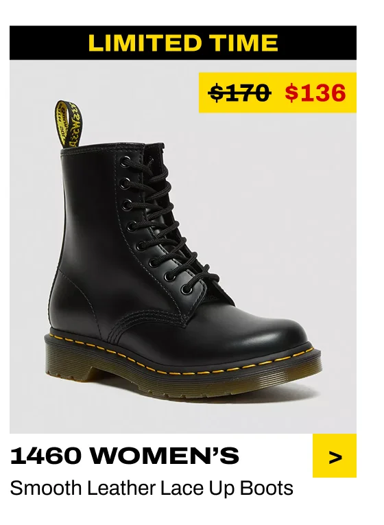 1460 Women's Smooth Leather Lace Up Boots