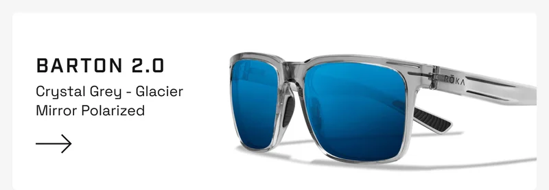 Barton 2.0 - Crystal Grey - Glacier Mirror Polarized