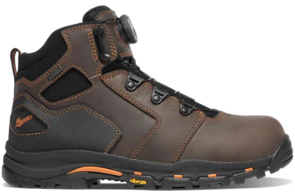 Pictured: Vicious BOA® - Brown/Orange Composite Toe (NMT) - Men's