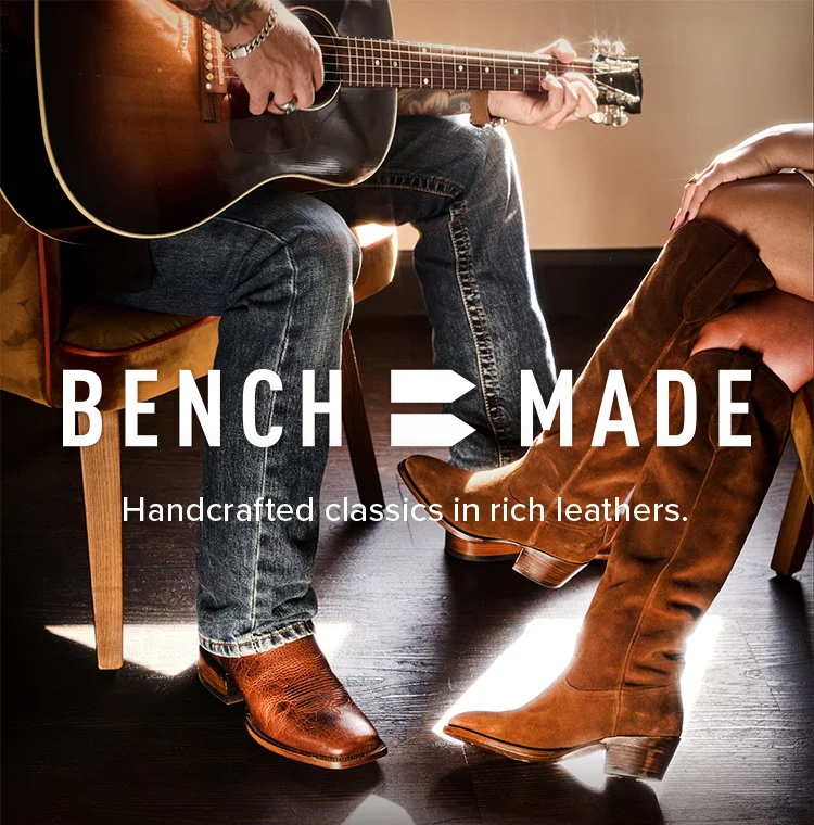 BENCH MADE. Handcrafted classics in rich leathers.