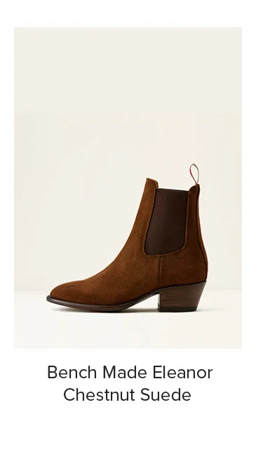 Bench Made Eleanor Chestnut Suede