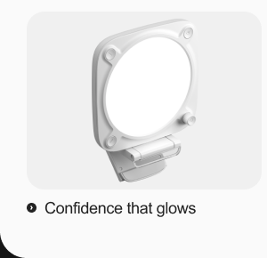 Confidence that glows