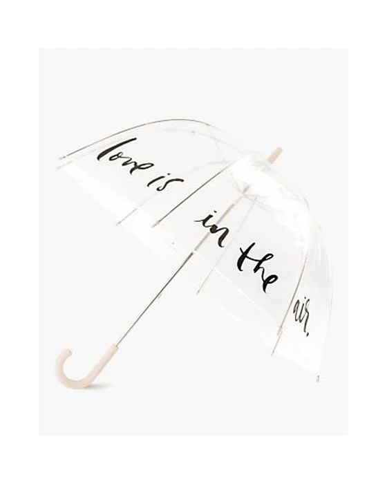 Love Is In The Air Clear Umbrella