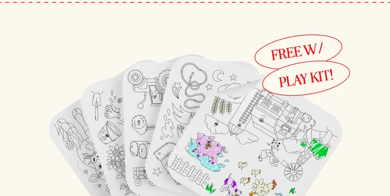 Giant Coloring Sheets. FREE W/ PLAY KIT! Shop Now