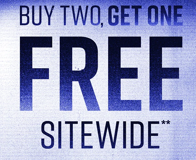 Hours Left! Buy Two Get One Free Sitewide Use Code discount code at Checkout. Shop now.