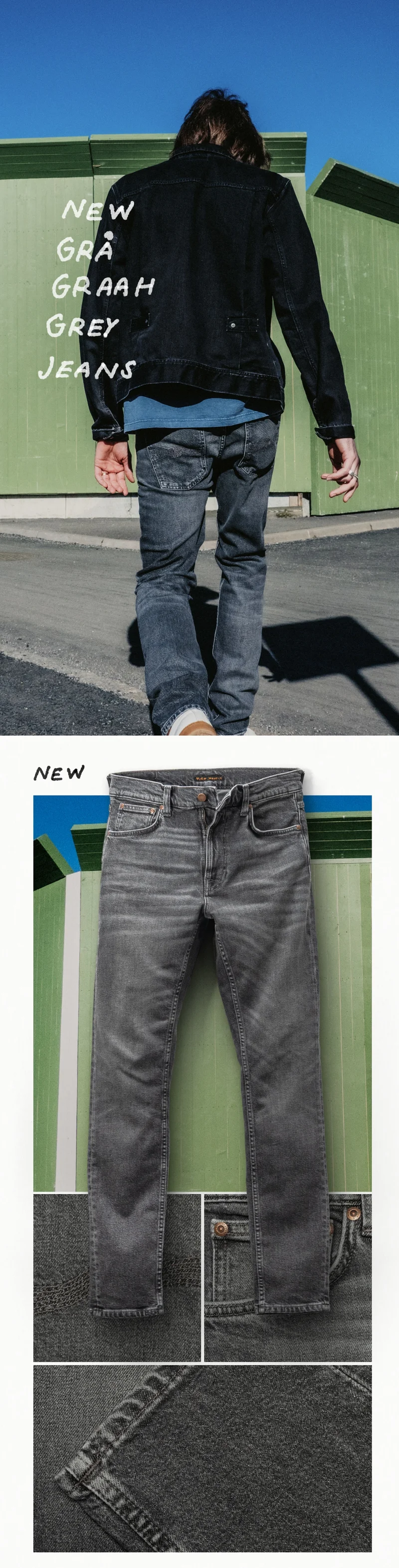 New grå, Graah, grey.