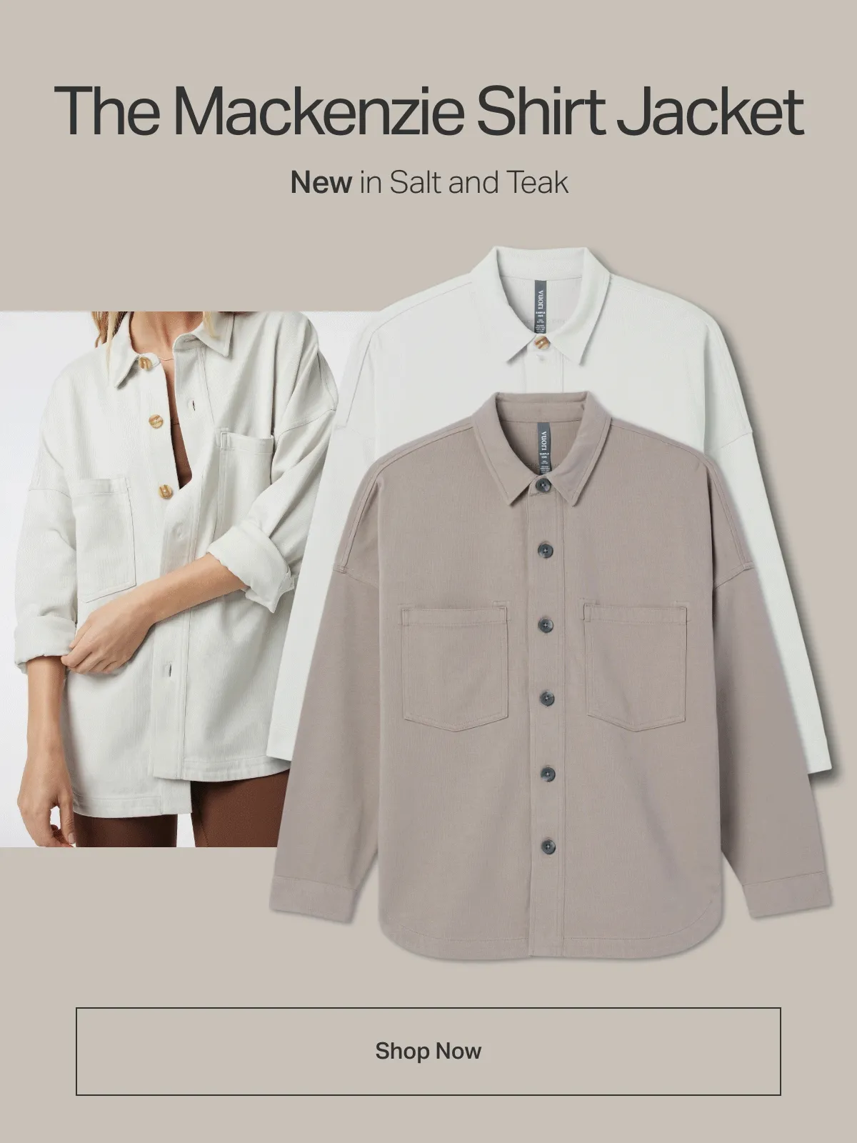 The Mackenzie Shirt Jacket