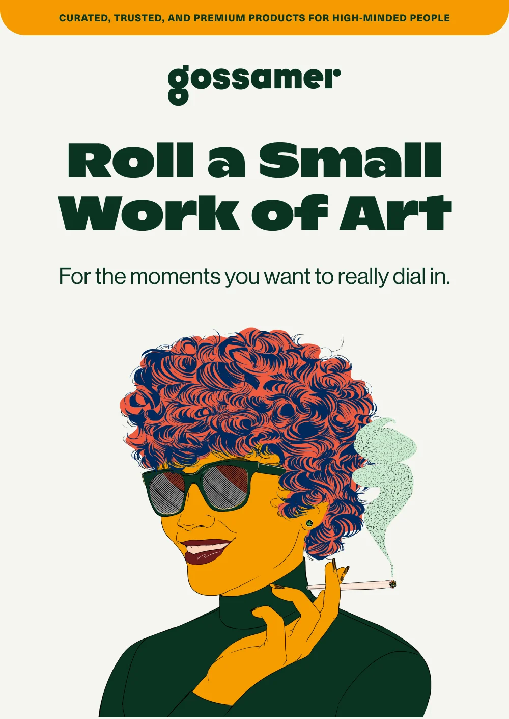 Roll a small work of art
